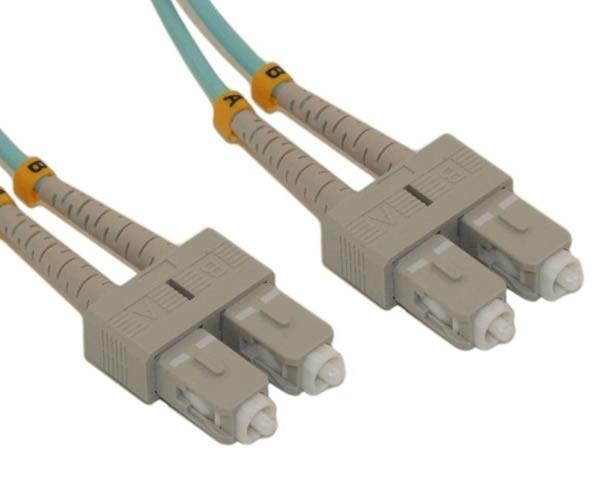 AYA 15M SC/SC 10G Multi-Mode Duplex OM3 50/125 Fiber Optic Networking Cable