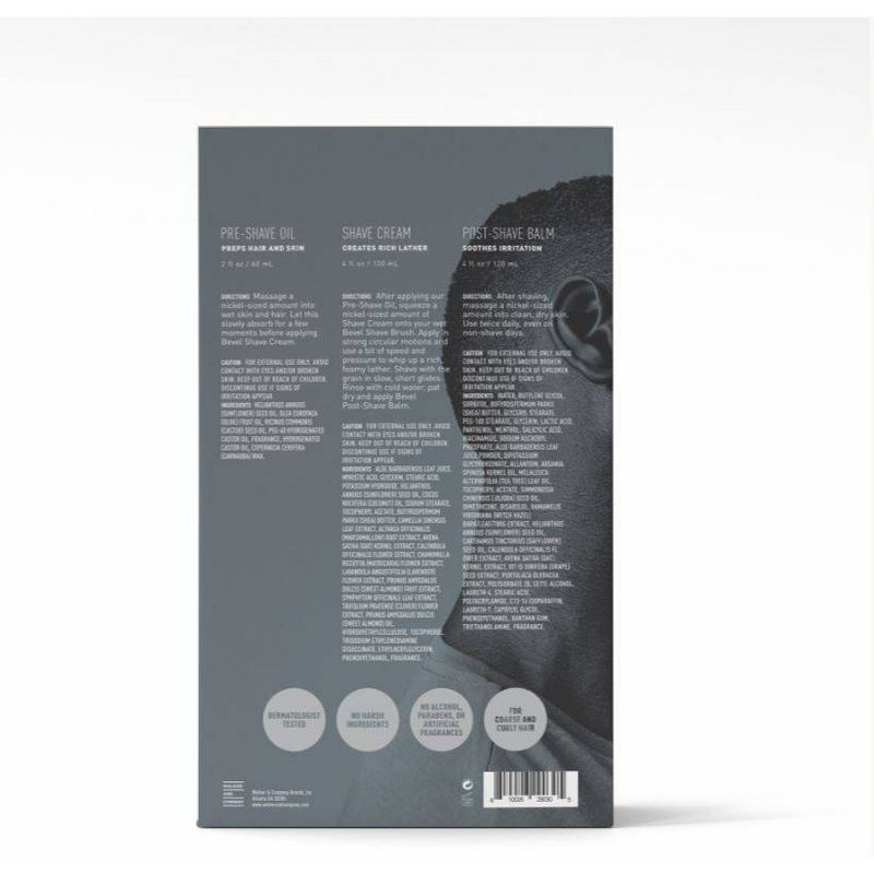 Bevel Shave Essentials Kit - 10oz