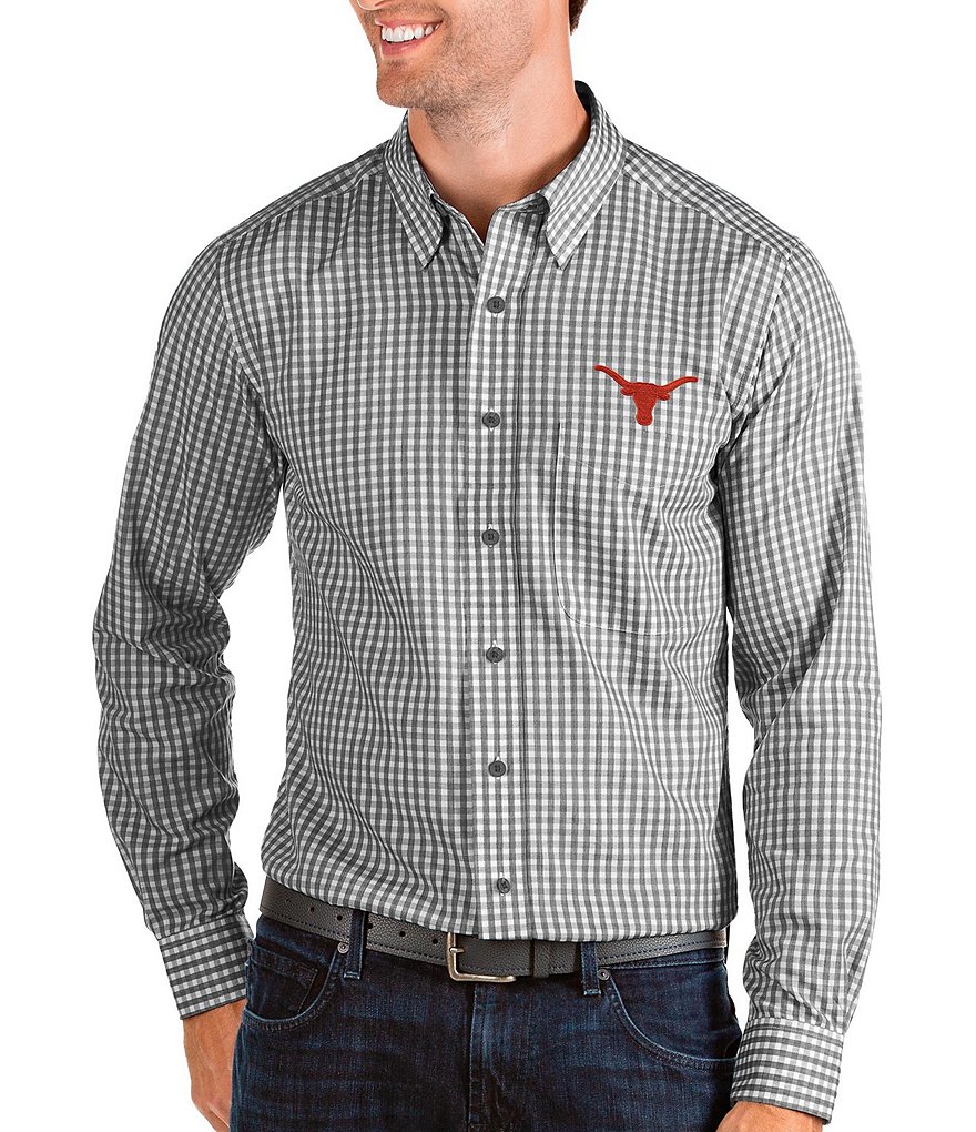 Antigua NCAA Structure Long-Sleeve Woven Shirt