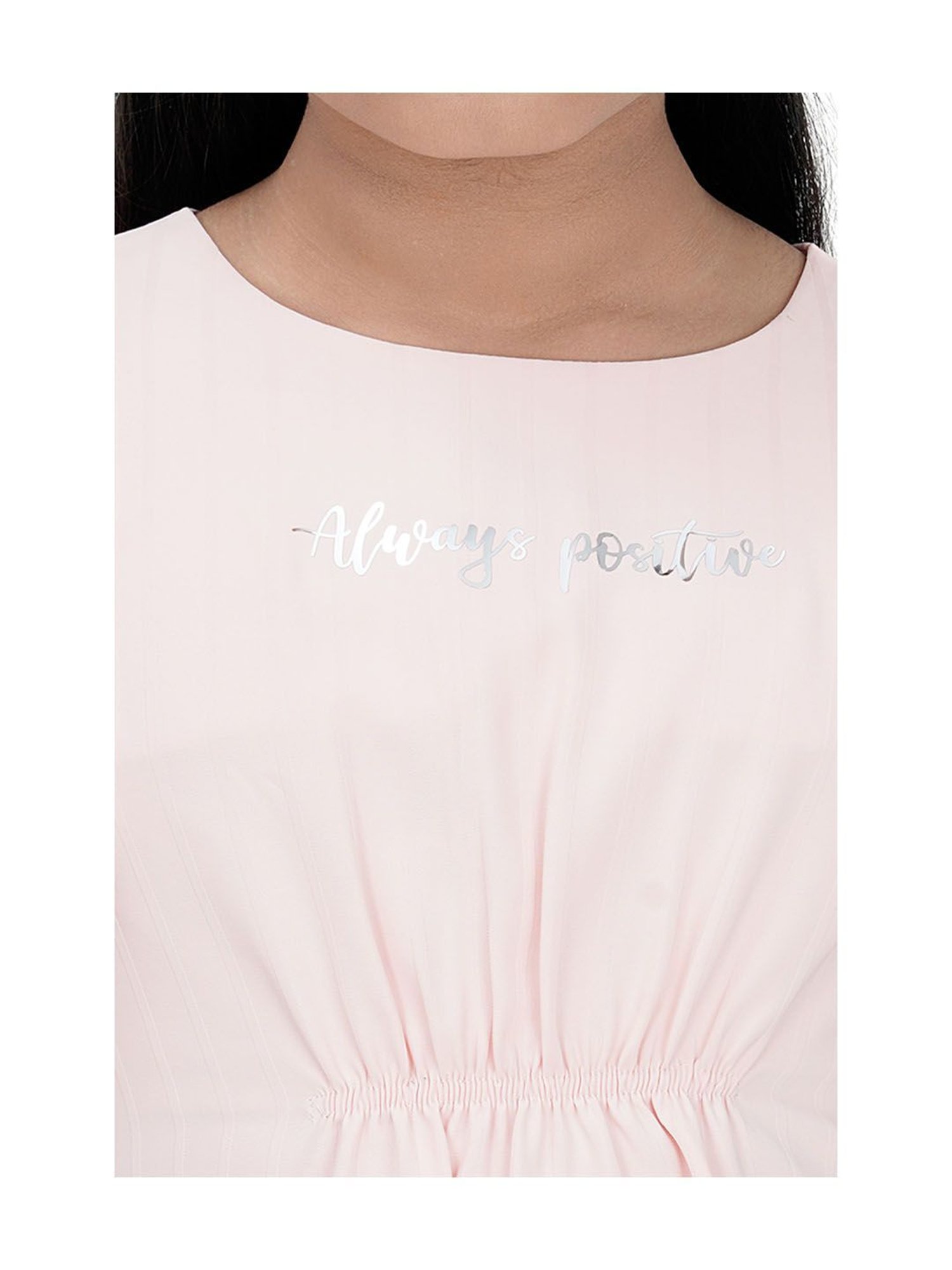 Tiny Girl Light Pink Printed Top