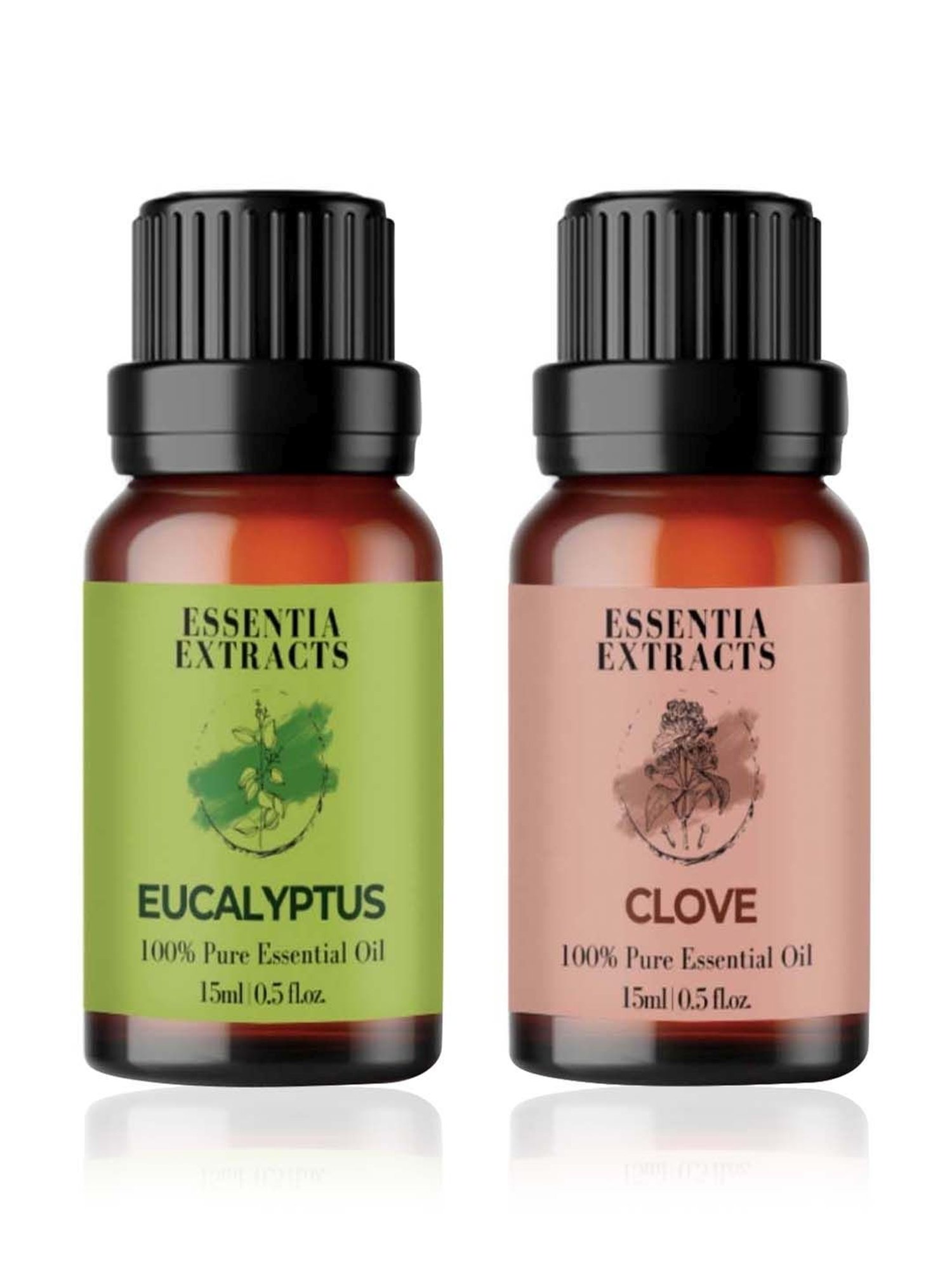 Essentia Extracts Combo of Eucalyptus & Clove Essential Oil