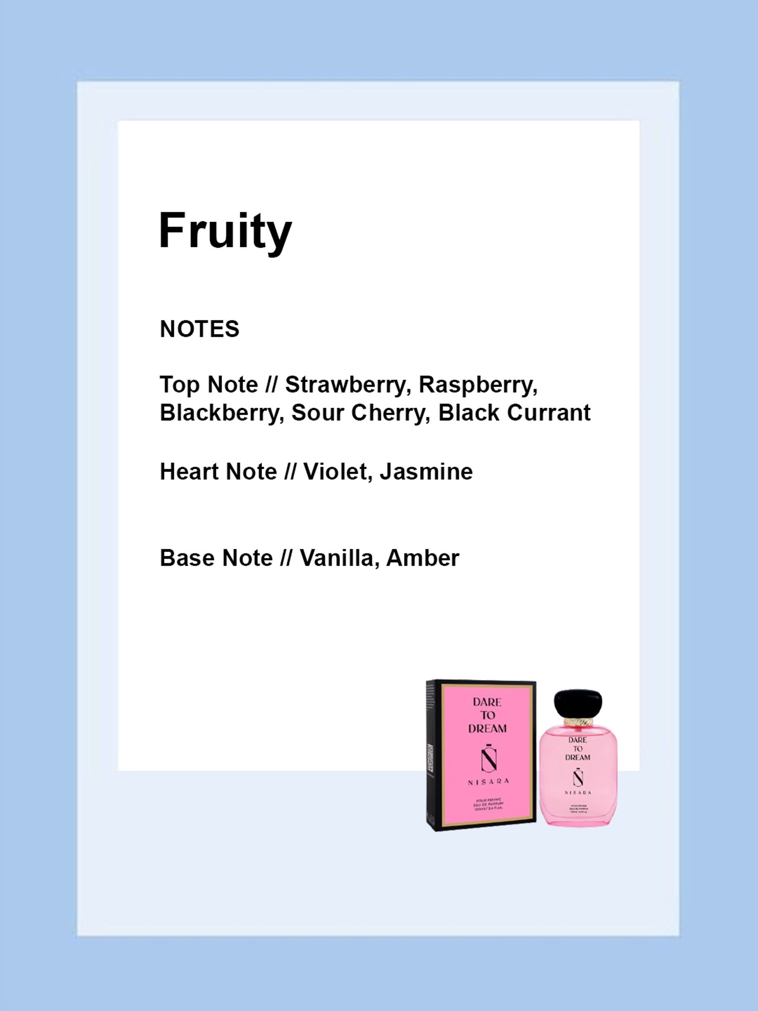 NISARA Dare to Dream Eau de Parfum for Women - 100 ml