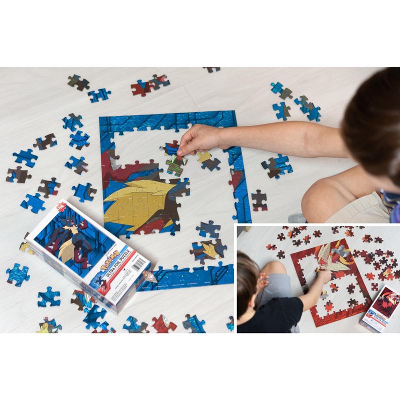 Cardinal Pokemon XY VS Series Ultra Foil 100 Piece Jigsaw Puzzle Set | Includes 2 Puzzles