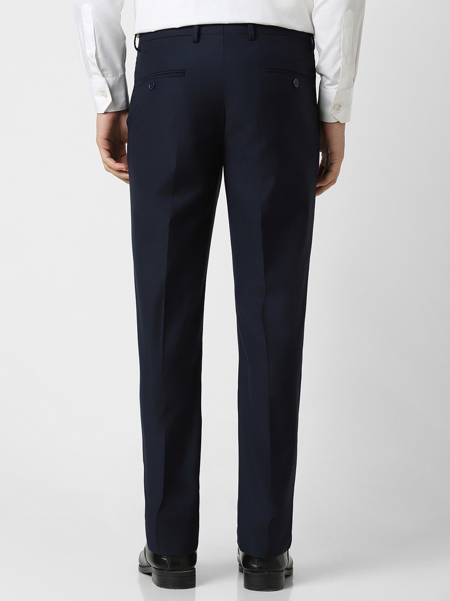 Van Heusen Navy Slim Fit Trousers