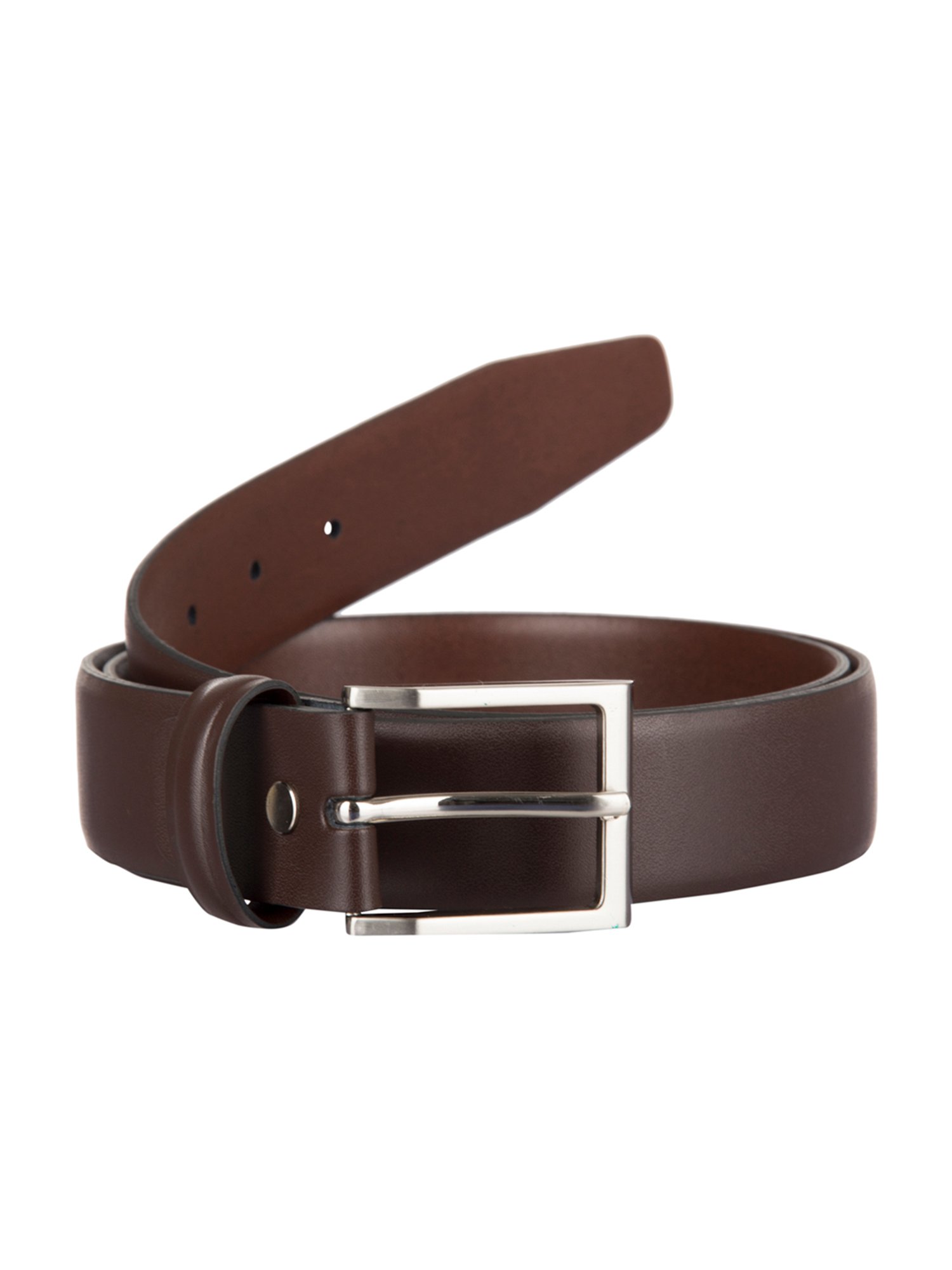 BULCHEE Brown Leather Formal Belt for Men
