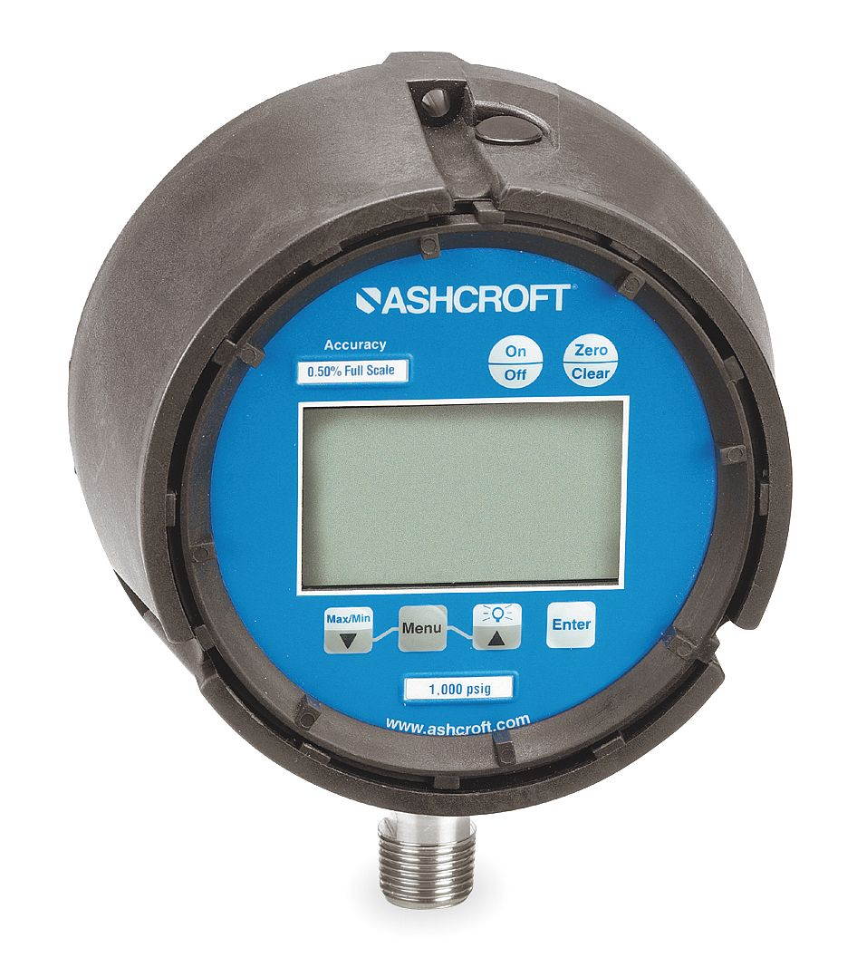 ASHCROFT 452074SD02L1000BL Gauge,Pressure,Digital
