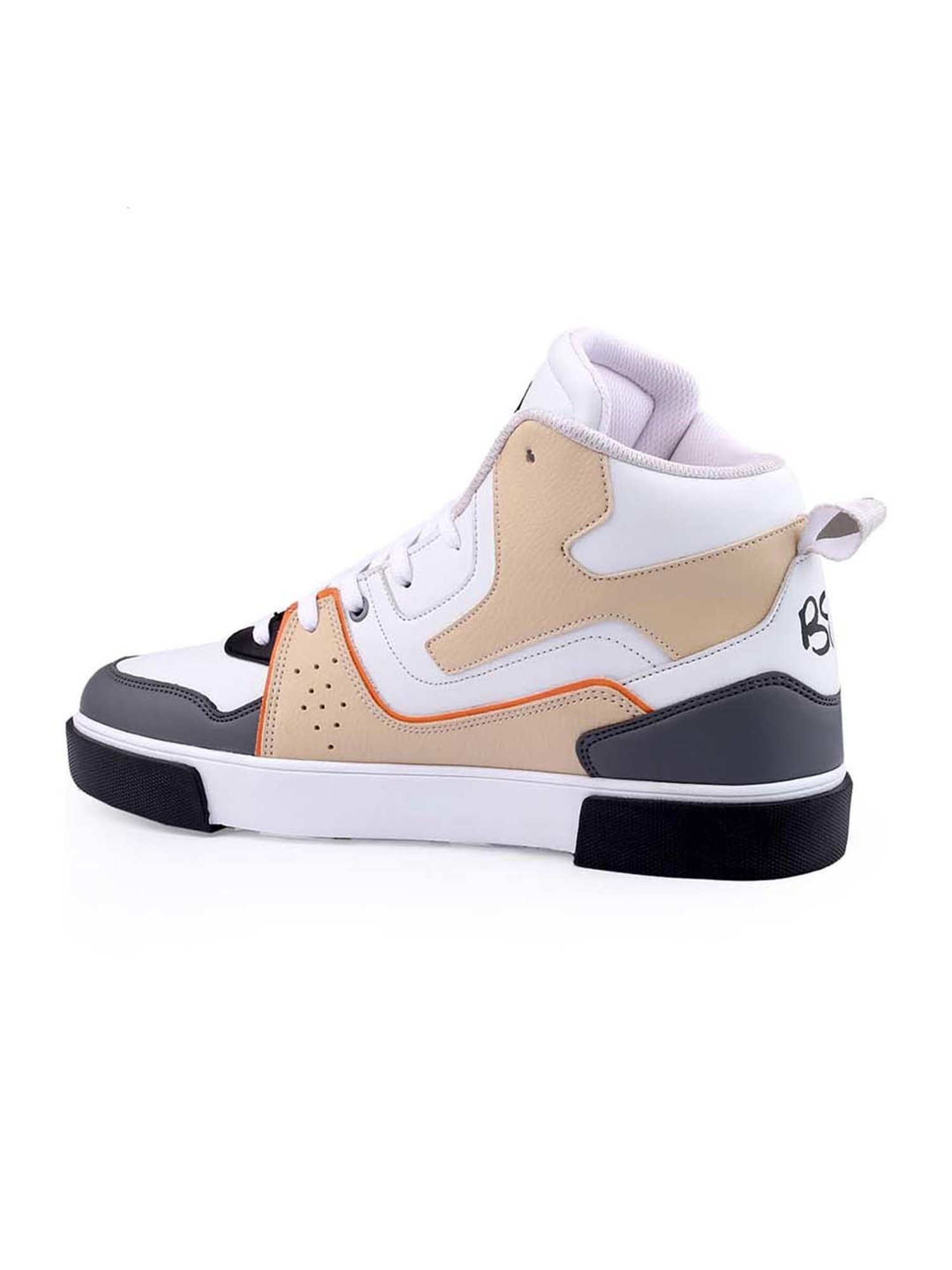 Bacca Bucci Men's EVOKE Beige Ankle High Sneakers