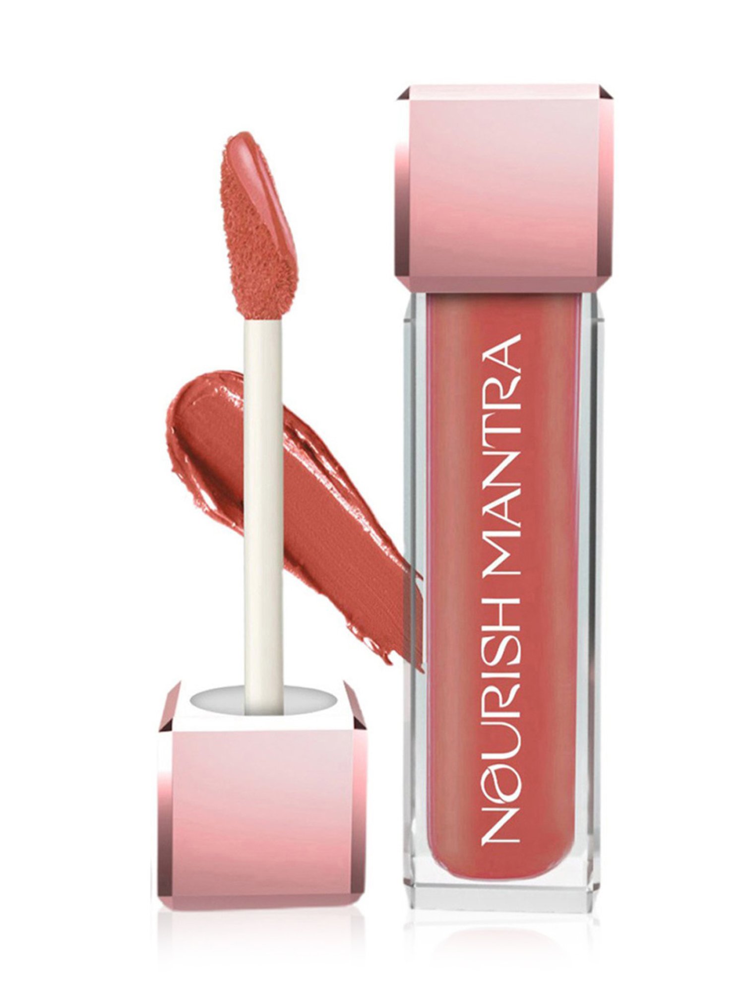 Nourish Mantra Creamy Matte Liquid Lipstick with SPF 15 Spice & Shanti - 3.5 ml