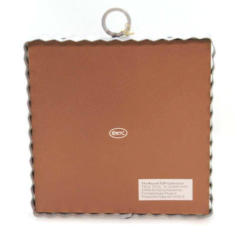 Home Decor 7.0" Rozie Bird Bath Time Birdbath Flowers  -  Wall Sign Panels