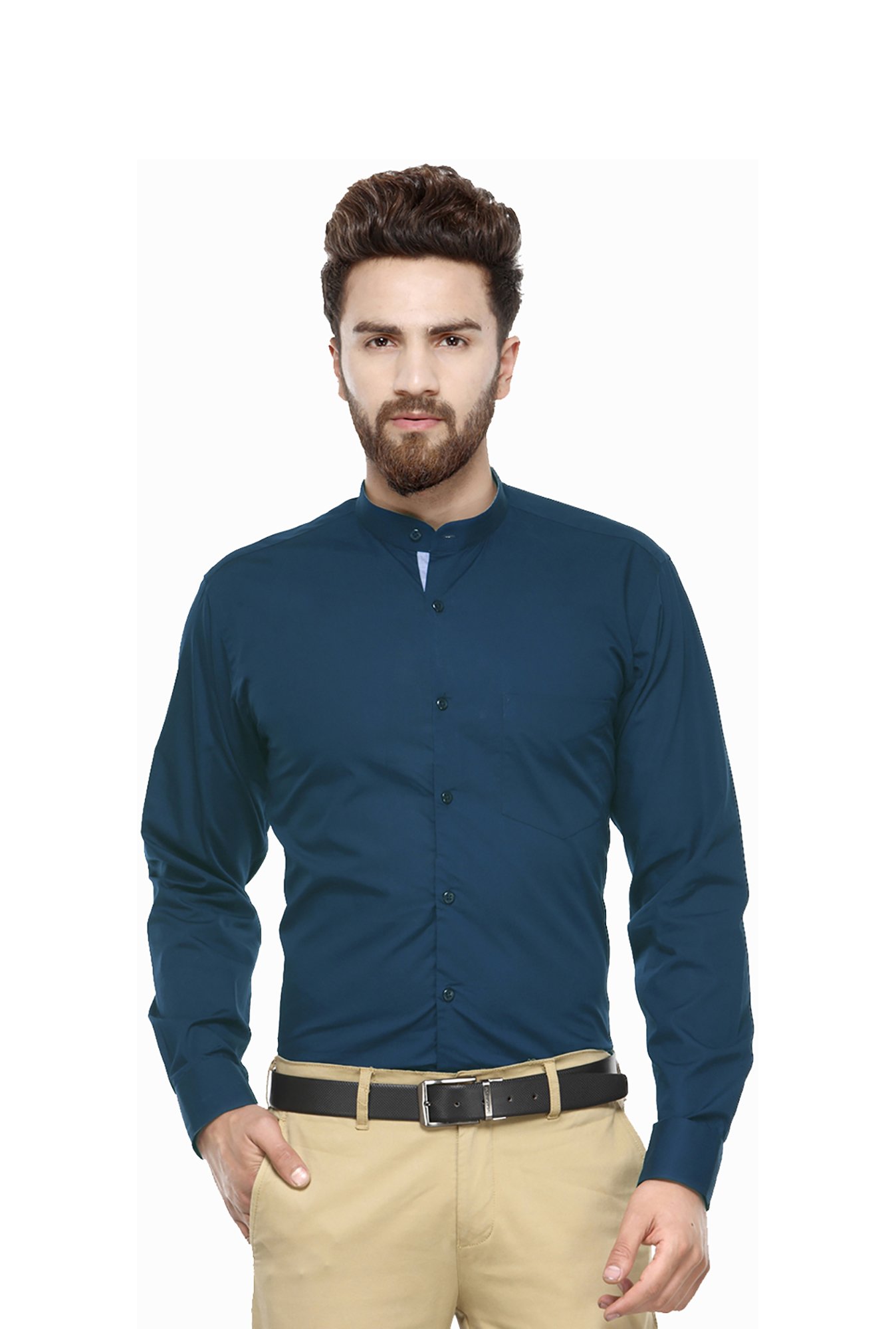 Hancock Blue Slim Fit Shirt