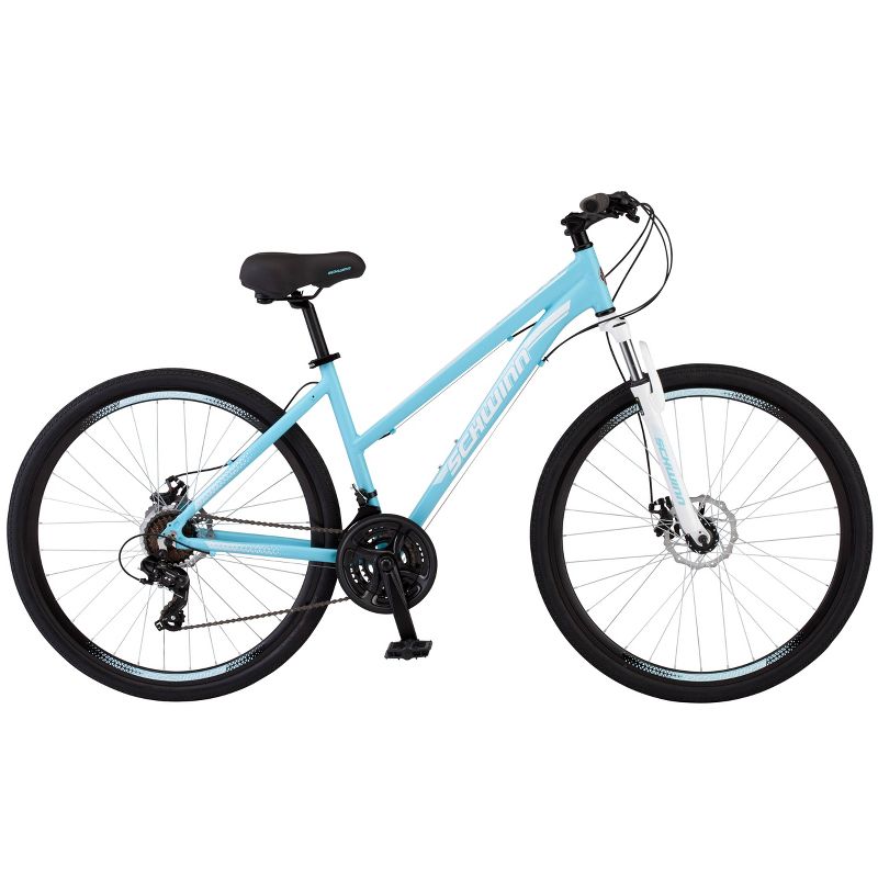 Schwinn Women's GTX-2 700c/28" Dual Sport Hybrid Bike - Light Blue