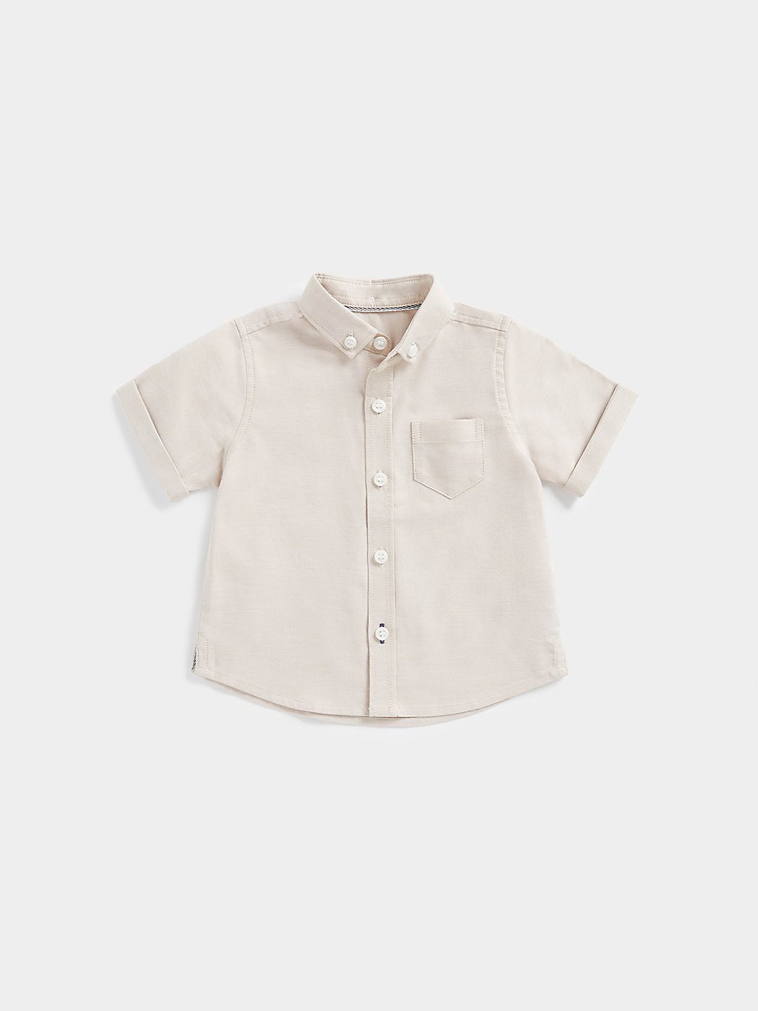 Mothercare Kids Beige Solid Shirt