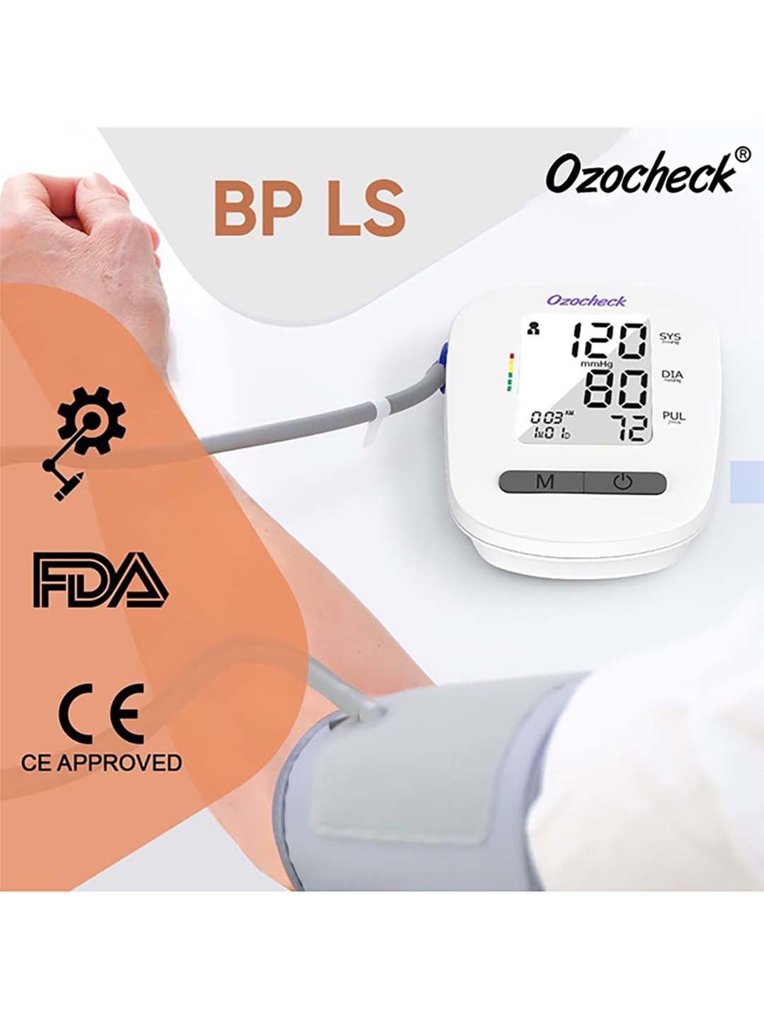 Accusure Simple Glucometer machine With 25 Test Strips (Black)
