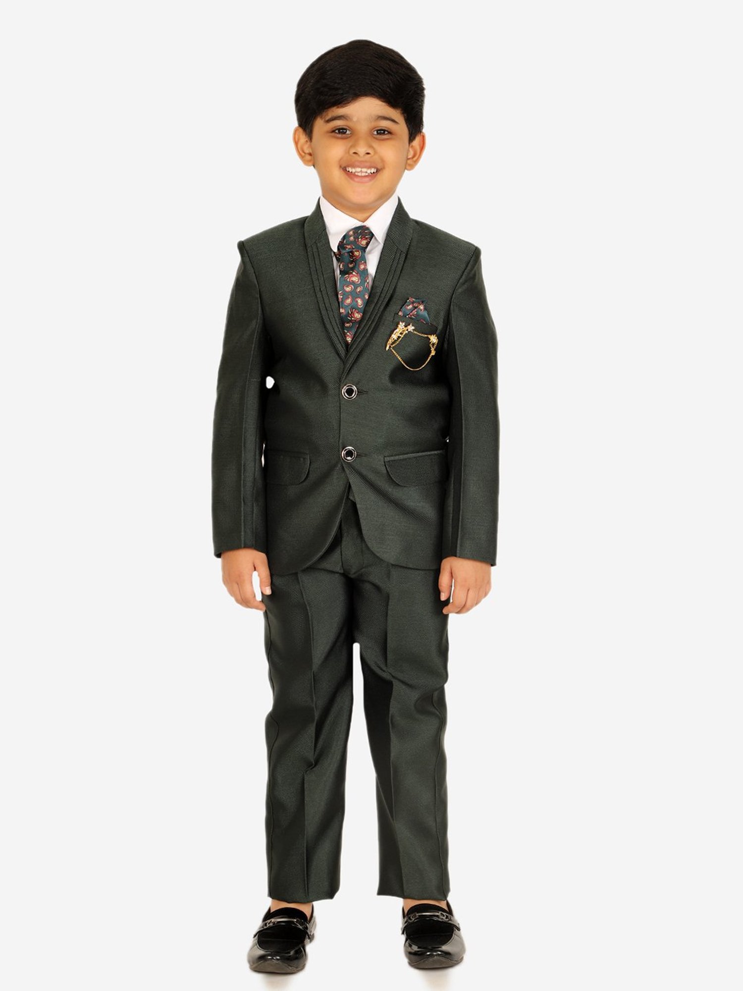 Blue Giraffe Kids Black & Pink Regular Fit Shirt Set