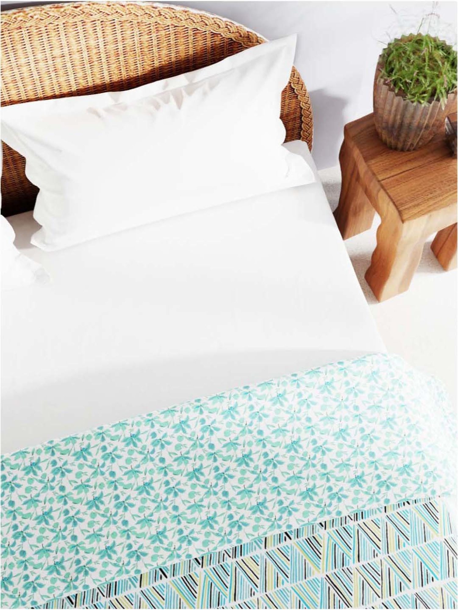 Bianca MEZZO Green Cotton 140 TC Double Dohar