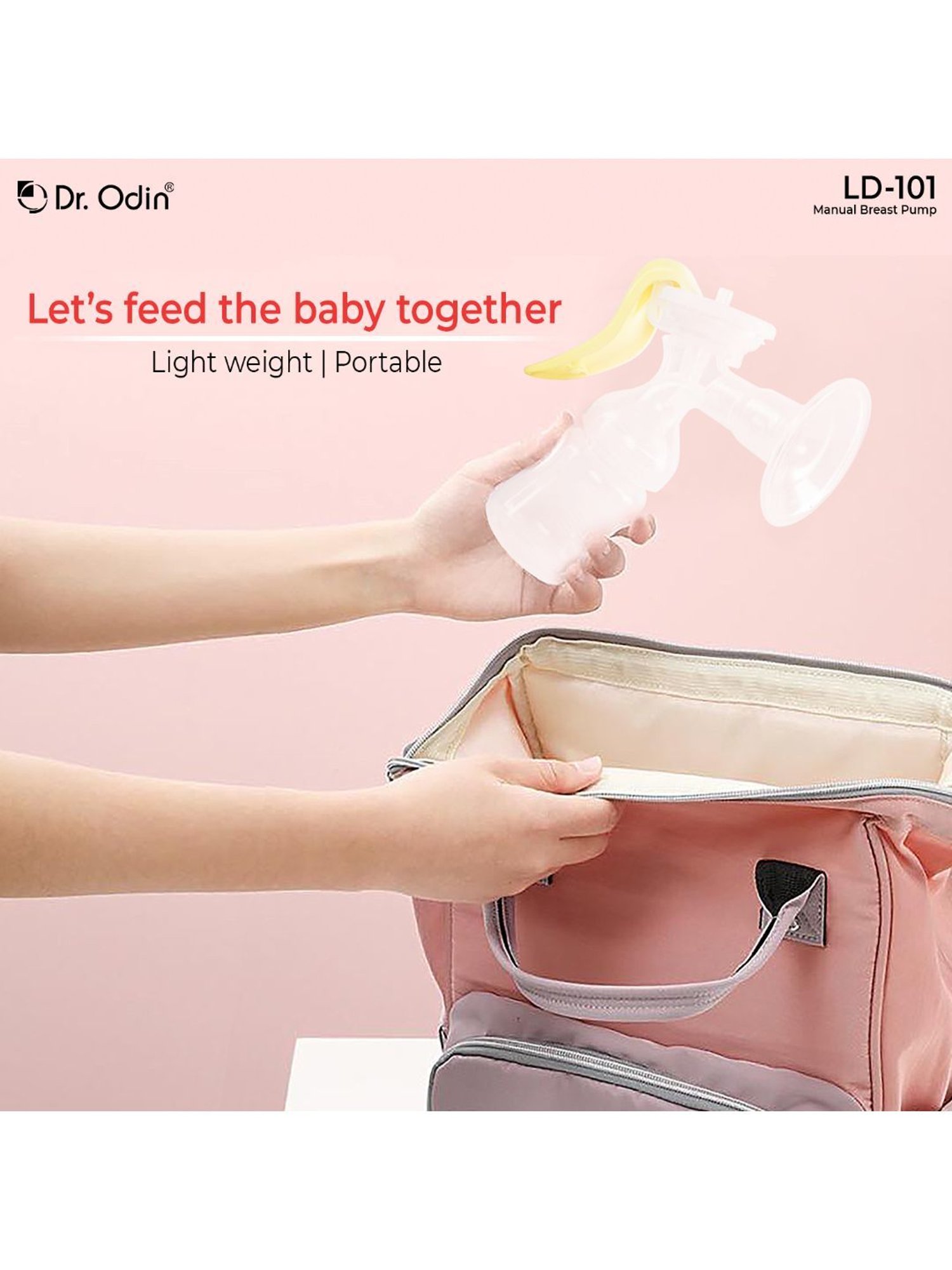 Dr. Odin Manual Breast Pump 150 ml (Yellow)