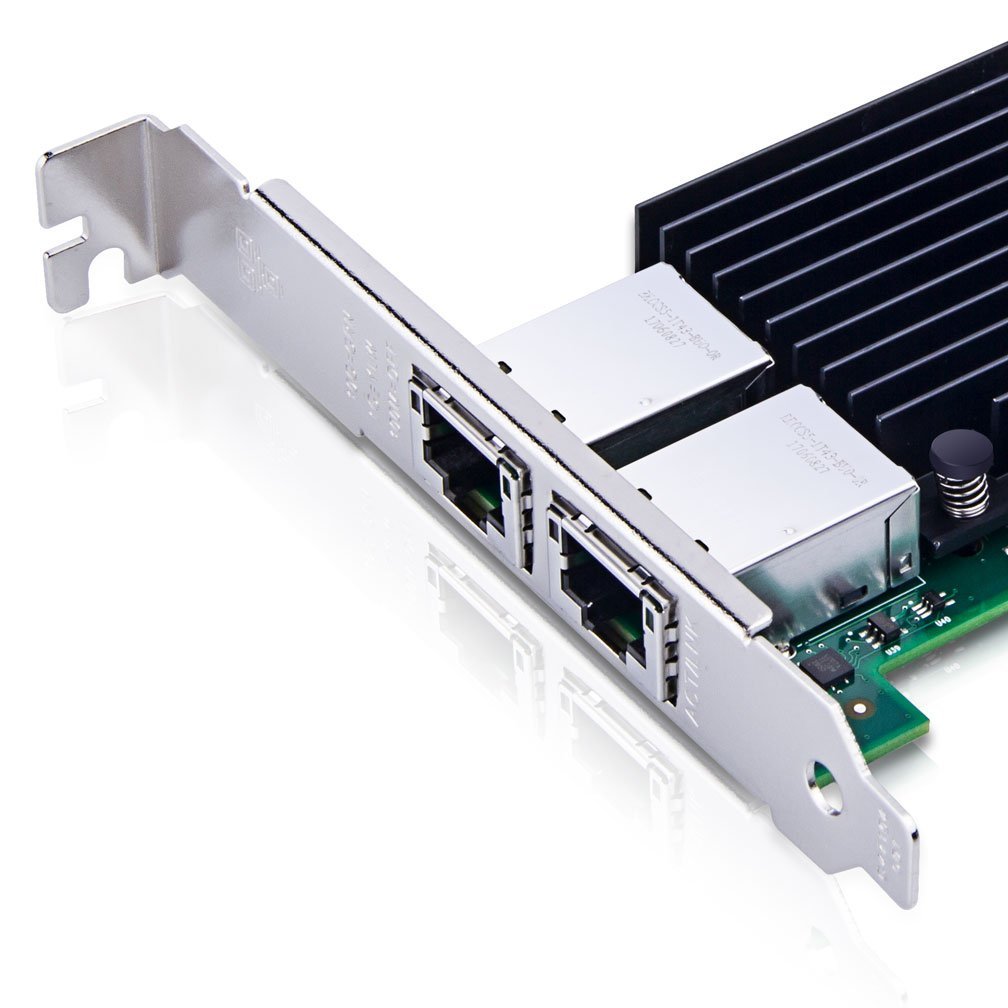 Compatible Intel X550-T2, 10GbE Converged Network Adapter(NIC), X550 Chipset, PCI-E X4, Dual RJ45 Copper Port CNA