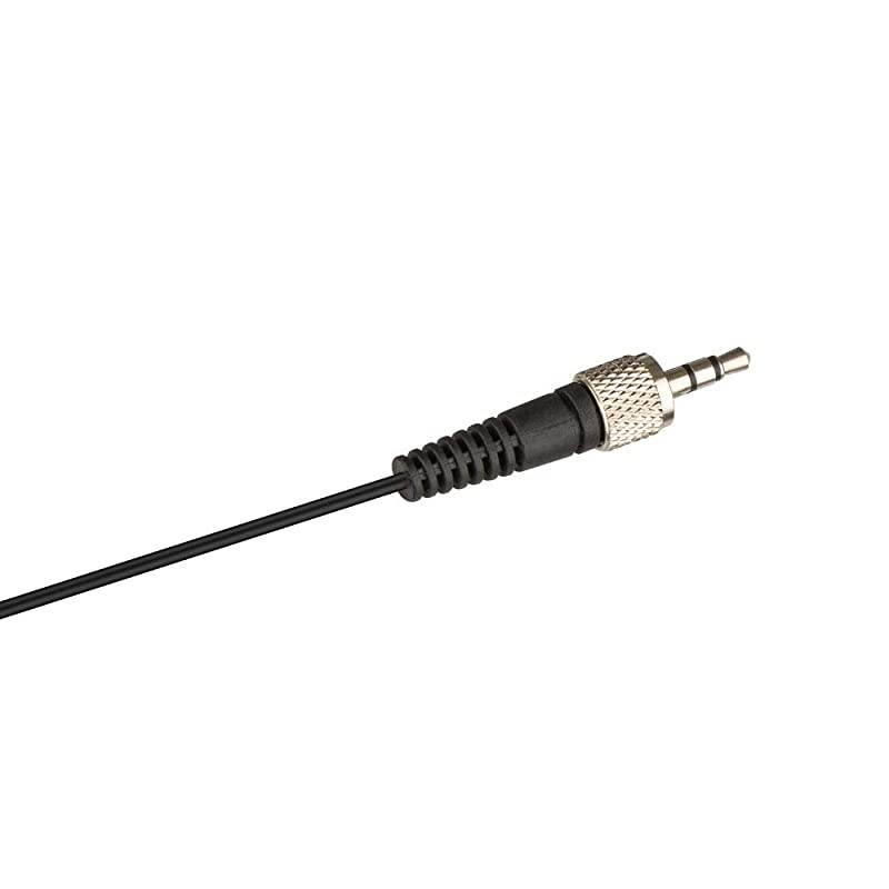 Lavalier Microphone 35mm Stereo Screw Locking Plug Cardioid Clip on Lapel Mic for Sennheiser Wireless Transmitter Bodypack