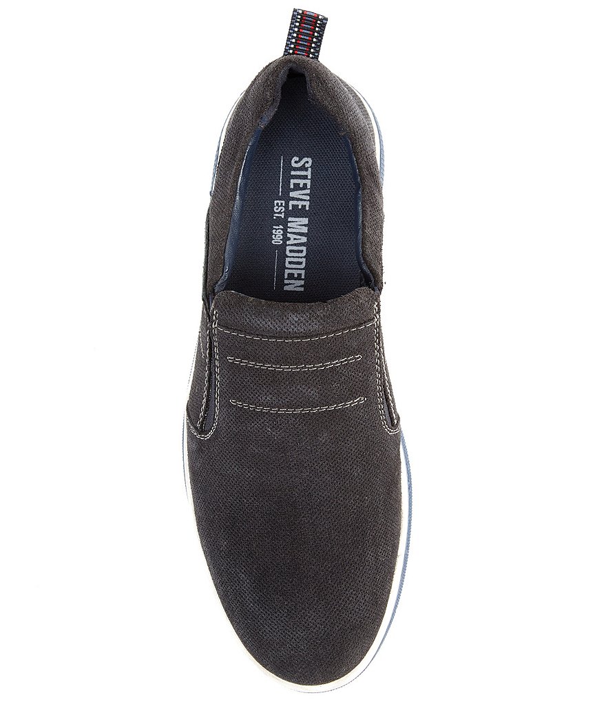 Steve Madden Men's Axxis Suede Slip-On Shoes