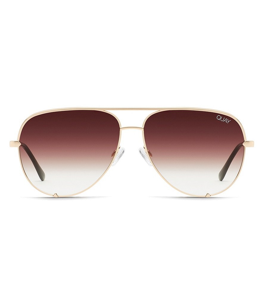 Quay Australia High Key Aviator Sunglasses