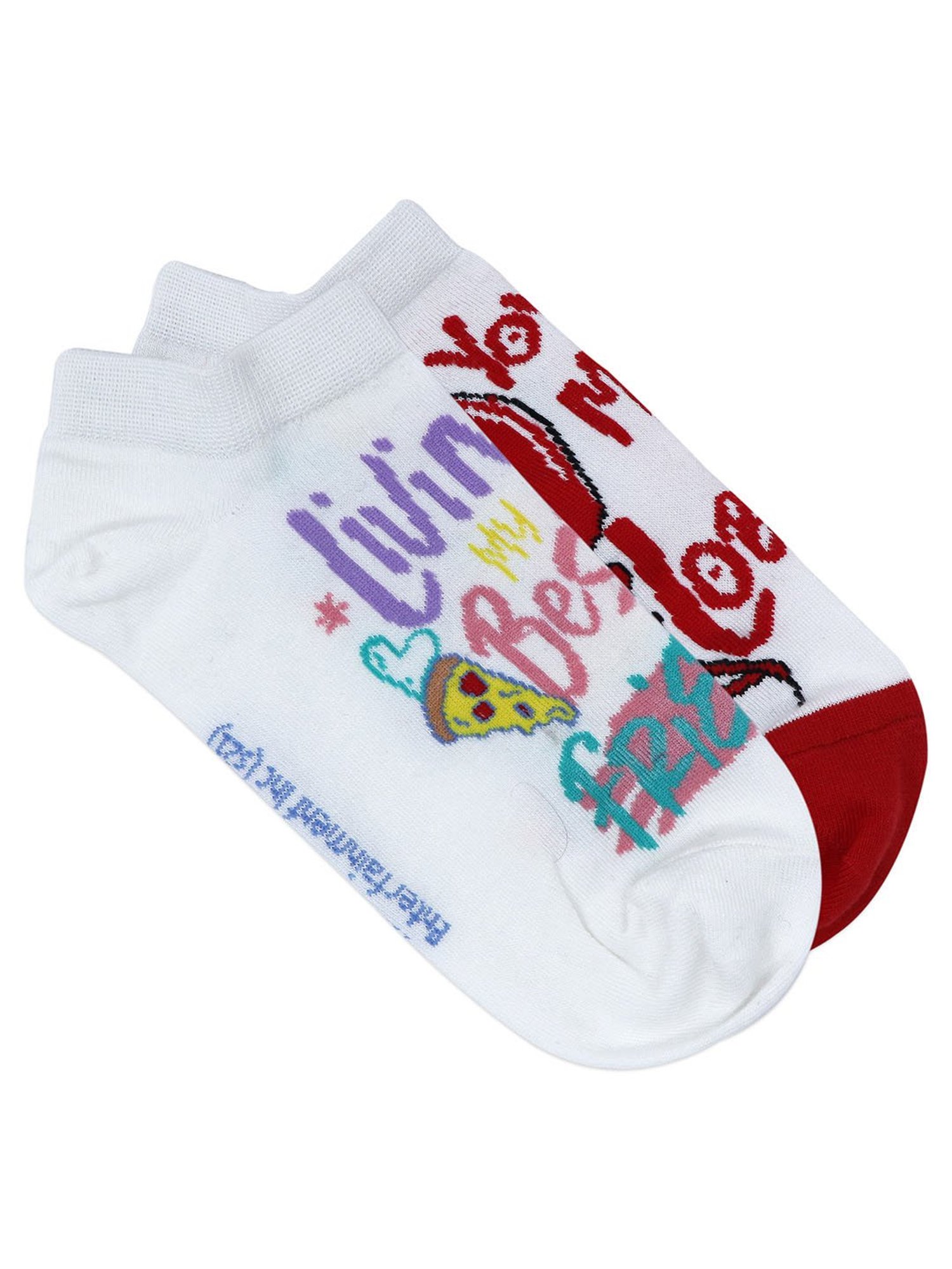 BALENZIA Multicolor Printed Socks (Pack Of 2)