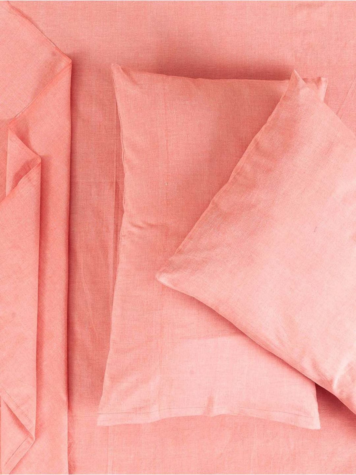 Fabindia Coral Cotton 92 TC Single Bed Sheet With Pillow Cover