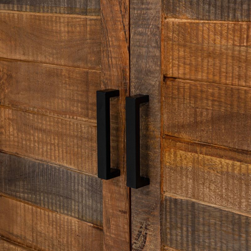 Quinto Buffet Server with 2 Cabinets Natural Rustic - HOMES: Inside + Out