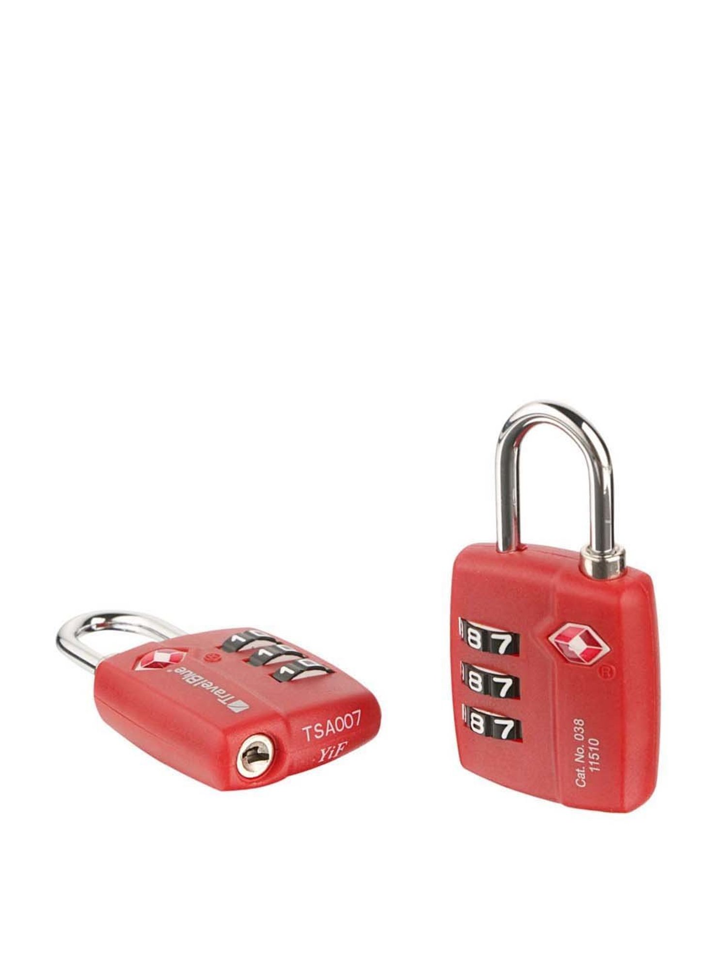 Travel Blue Red TSA Lock - Pack of 2