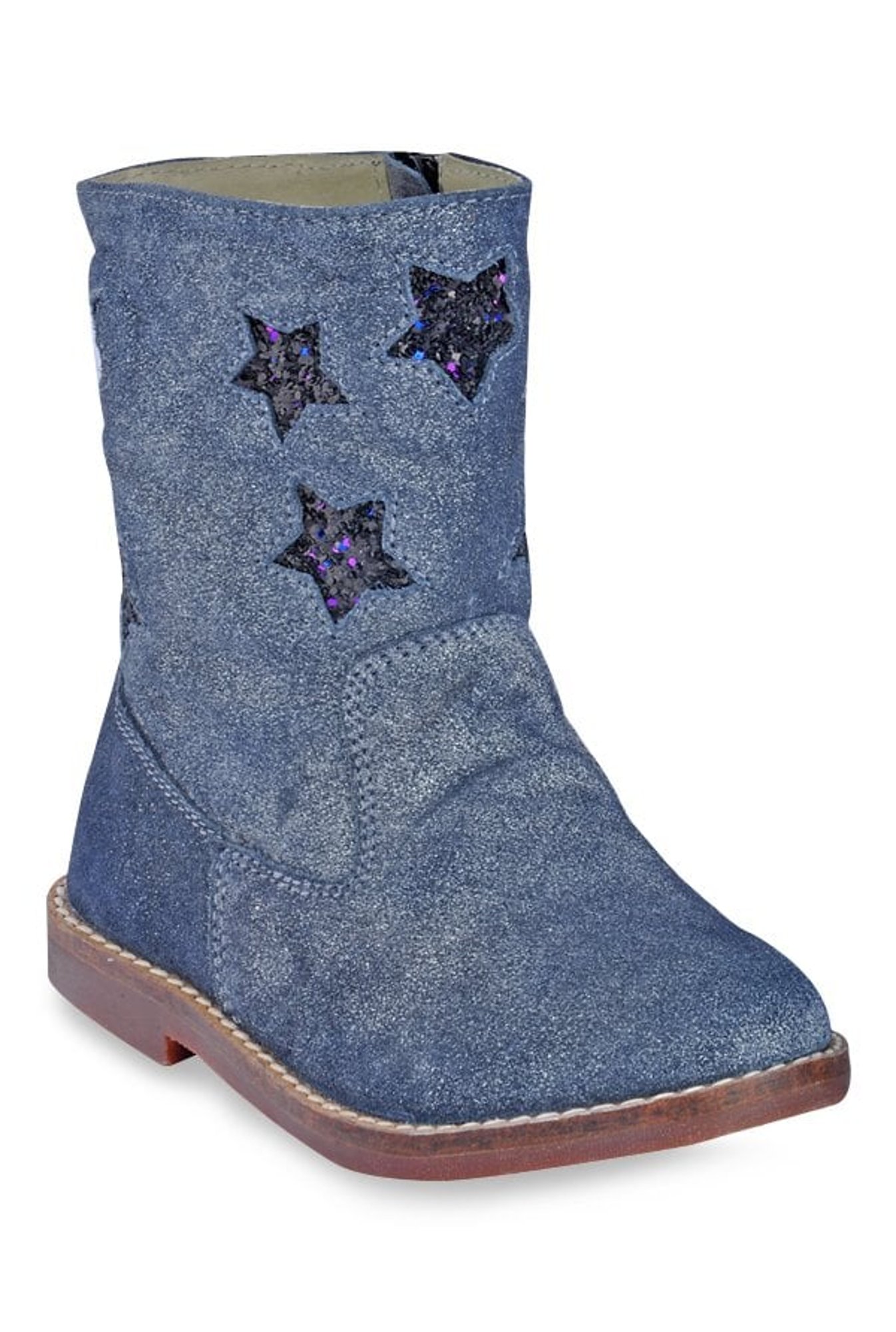 Beanz Kids Sally Metallic Grey Casual Boots