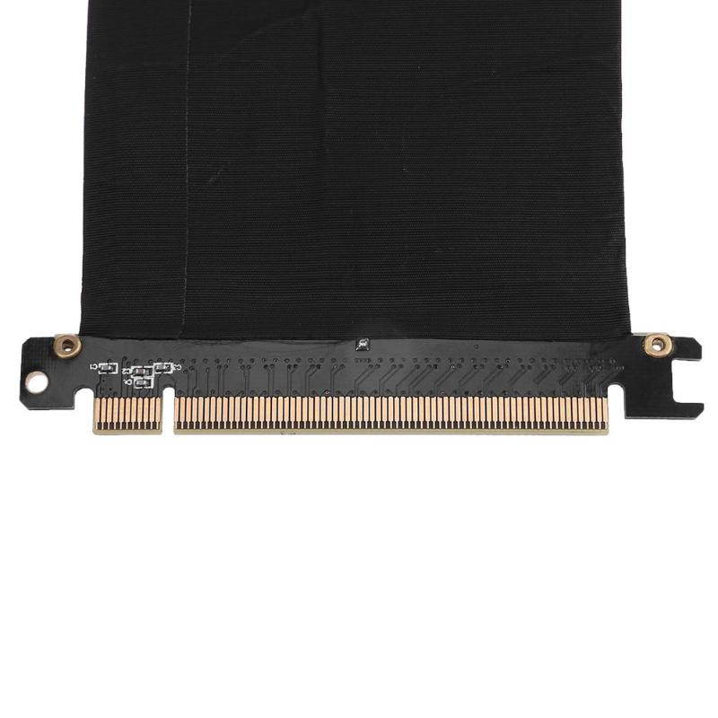 PCI-E X16 Riser Cable 200mm Card Extension Port Adapter Riser Card 1 Slot PCI Express X16 Riser Card for 1U 2U 3U IPC Chassis
