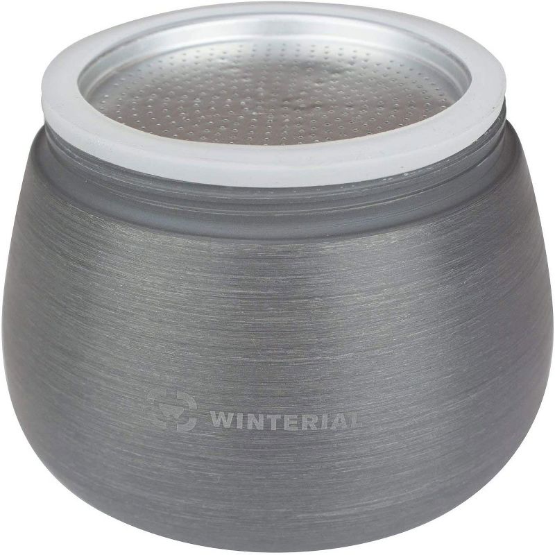 Winterial Compact Portable Outdoor Travel Camping Coffee Maker Percolator Set with 2 Cups, Filter, and Carry Bag