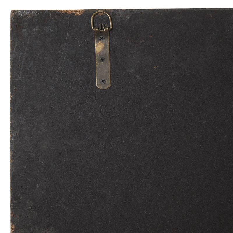 47" x 47" Large Square Wood Wall Decor with Radial Pattern - Olivia & May