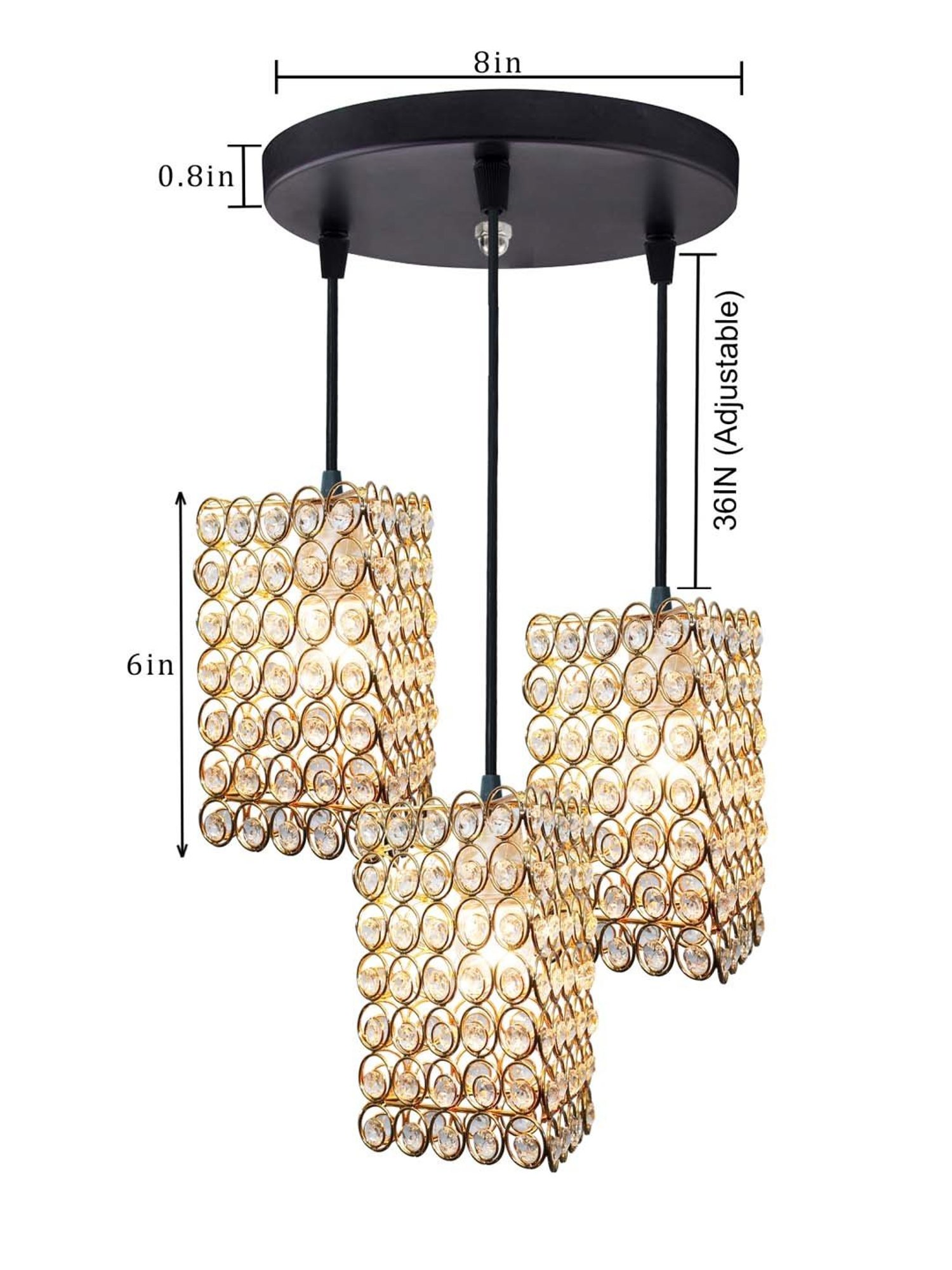 DecorativeRay Golden Chandiler - Set of 1