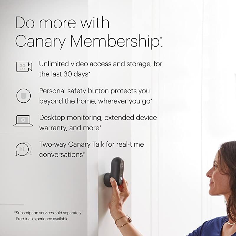 Flex Outdoor Indoor Home Security Camera with Premium Service (1 YR FREE Incl.) | Weatherproof, Wire-free or Plugged in, 2-Way Talk, 30-Day Video History, Alexa, Google, Baby Monitor, WiFi