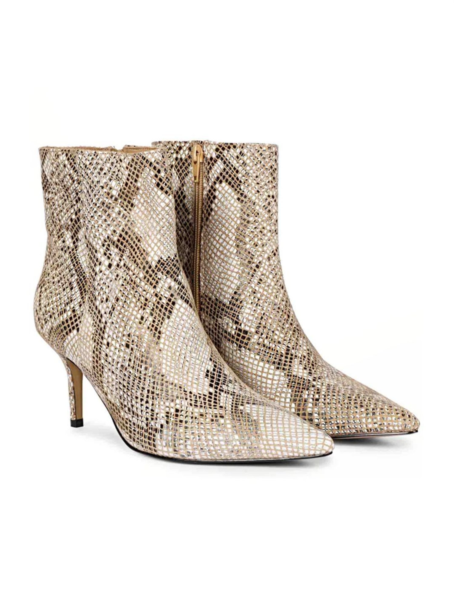 Saint G Women's Lottie Brown Stiletto Booties