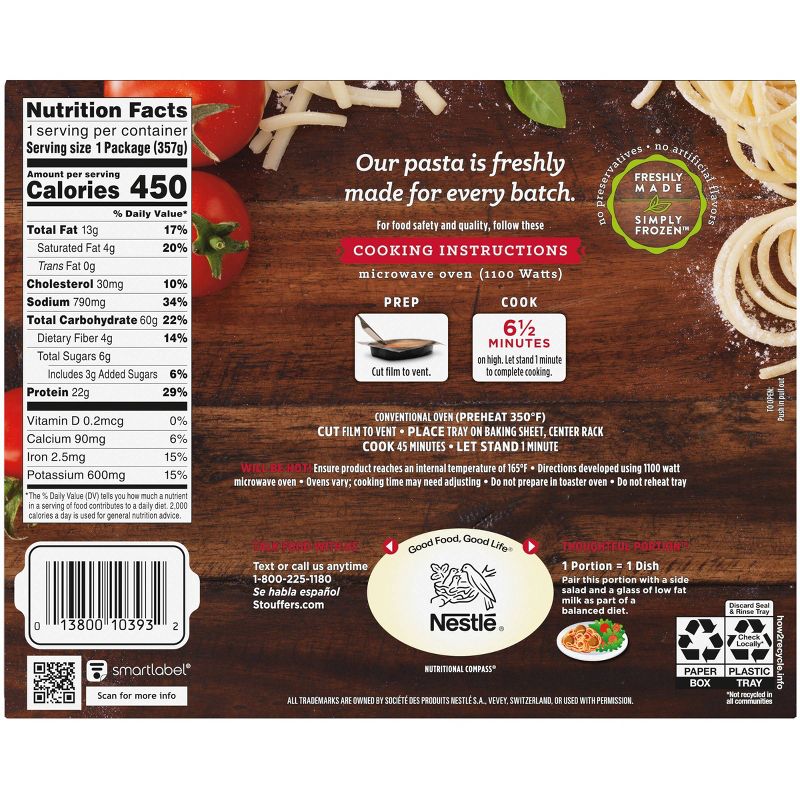 Stouffer's Classics Spaghetti With Frozen Meatballs - 12.62oz