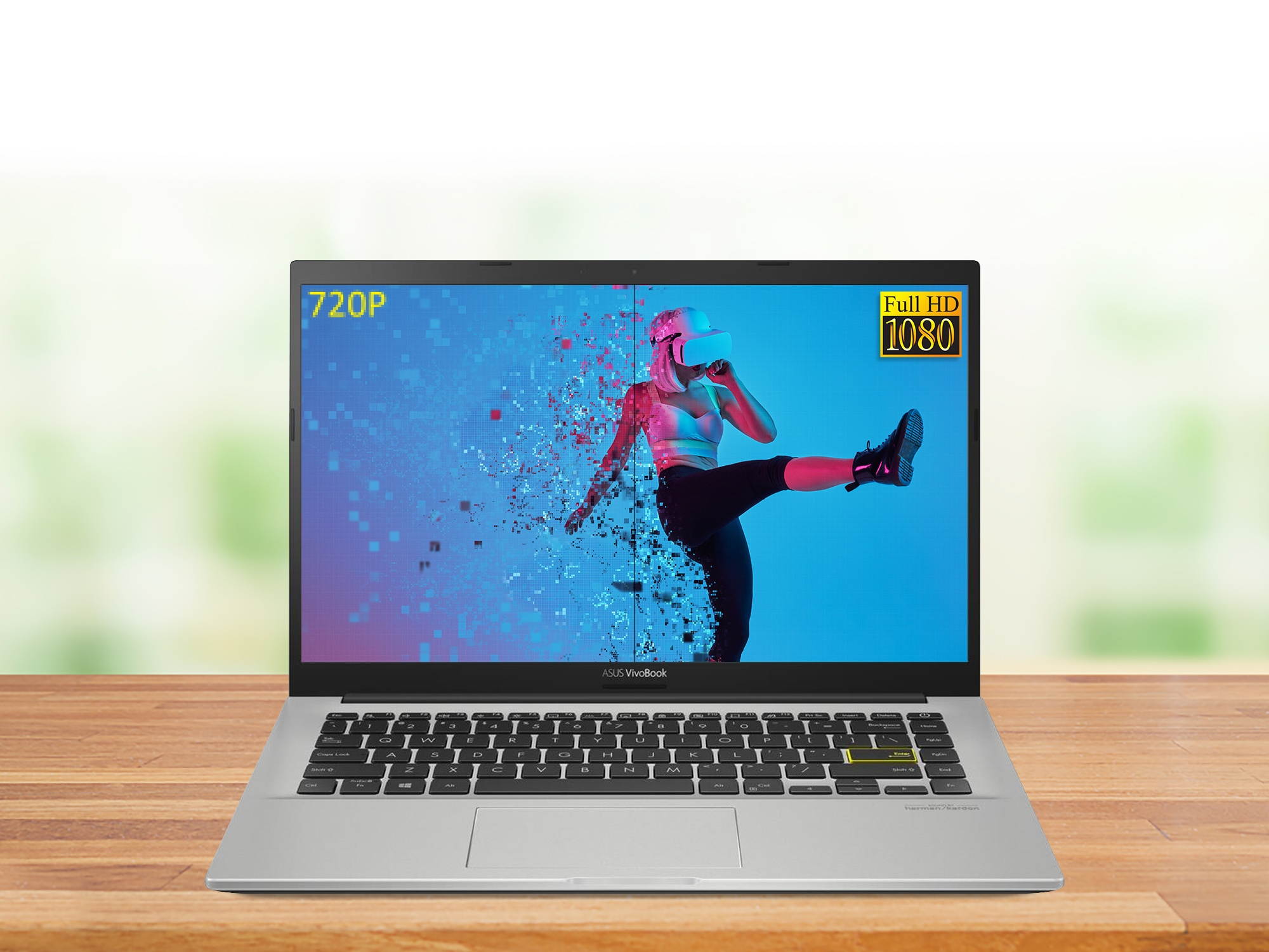 ASUS Vivobook X413JA Laptop, 14" FHD Display, Intel Core i3-1005G1 Upto 3.4GHz, 4GB RAM, 128GB NVMe SSD, HDMI, Card Reader, Wi-Fi, Bluetooth, Windows 10 Home S (X413JA-211.VBWB)