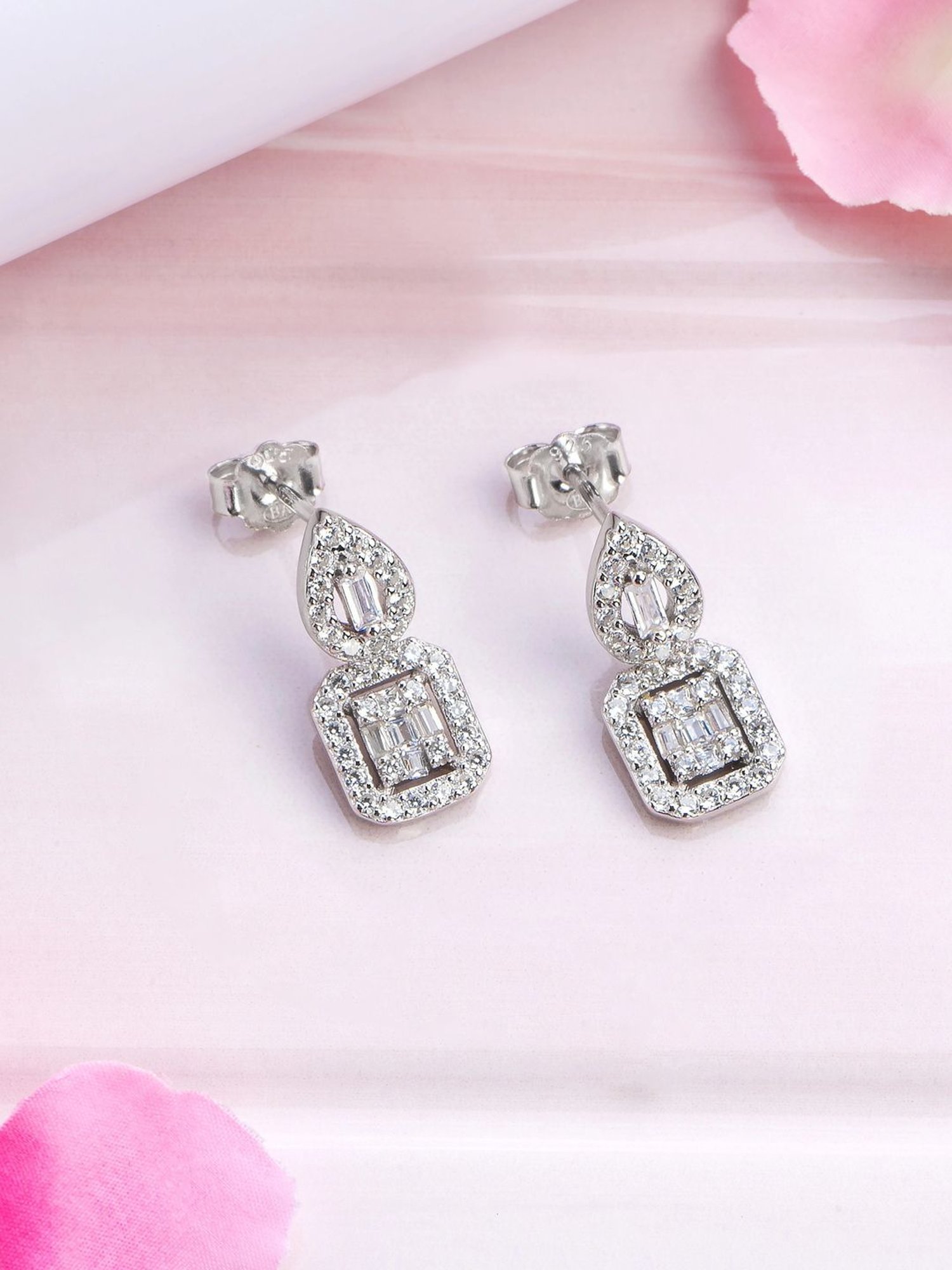 Zavya 92.5 Sterling Silver Earrings