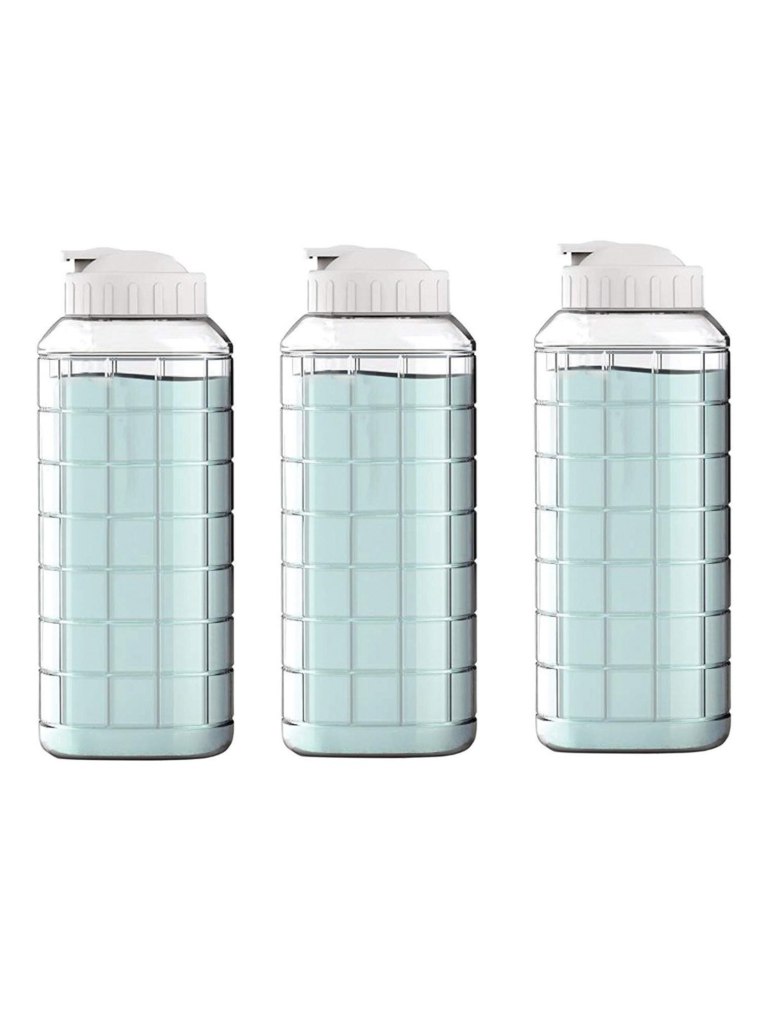 Lock & Lock Transparent Plastic Fridge Bottle - Set of 3