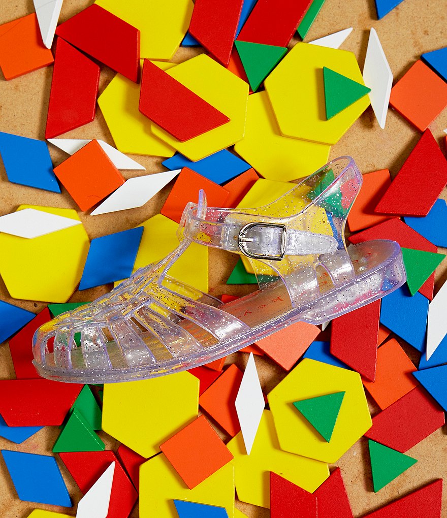 Copper Key Girls' Jelleee Fisherman Sparkle Jelly Sandals (Infant)