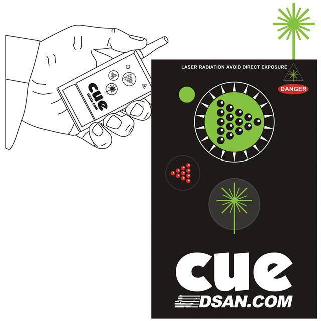 DSAN 3-Button Wireless Actuator for PerfectCue (Forward, Back and Green Laser)