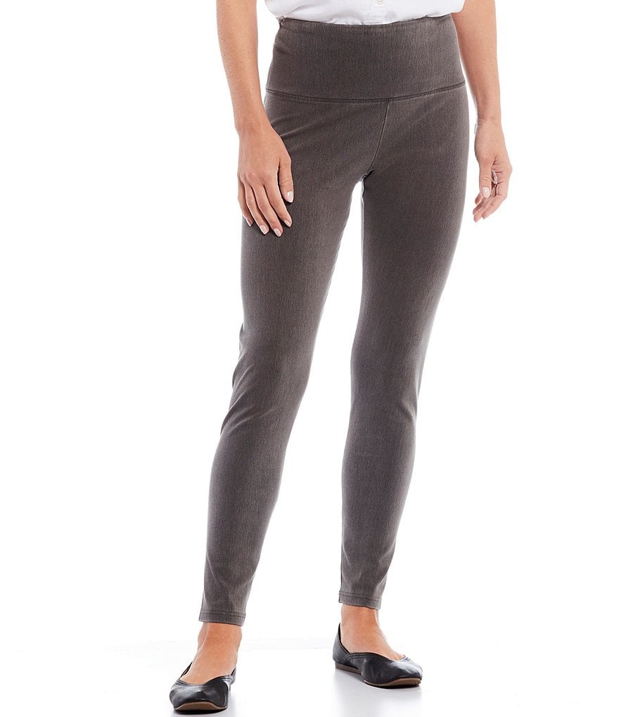 Commando Faux Leather Crocodile-Embossed Legging