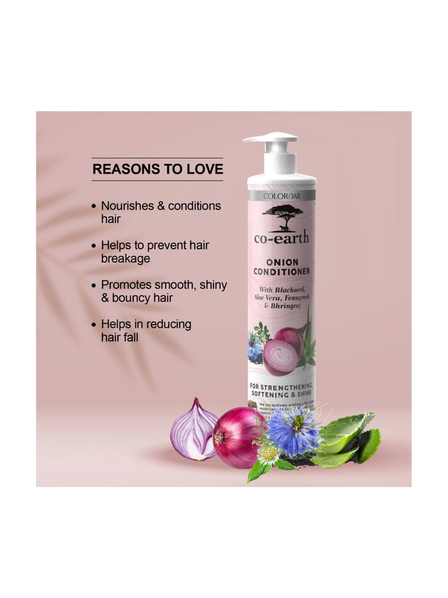 Colorbar Co-earth Onion Conditioner - 300 ml