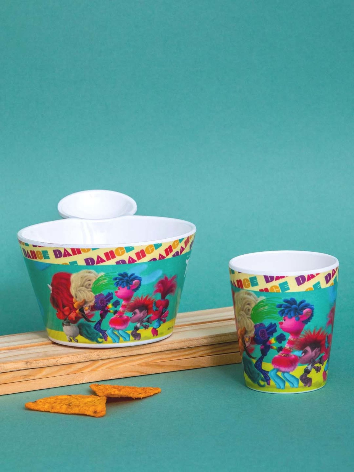Servewell Trolls Melamine Fries Dip Bowl - Set of 2