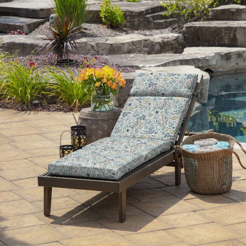 Sunnydaze Indoor/Outdoor Olefin Polyester Replacement Tufted Settee Cushion for Bench, Couch, or Loveseat - Blue - 3pc