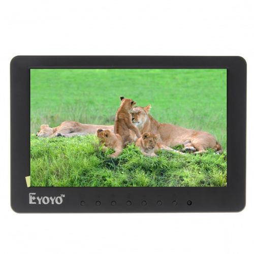 HD 7" TFT LCD Color Monitor 1024*600 VGA BNC Video Audio HQ For PC,CCTV Cam,DVD