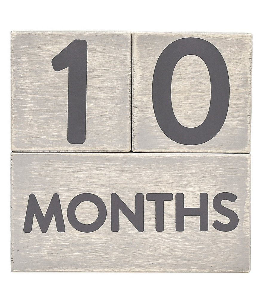 Pearhead Milestone Wooden Age Blocks