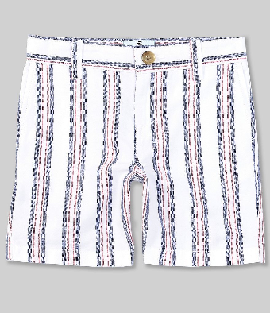 Class Club Little Boys 2T-7 Oxford Stripe Shorts