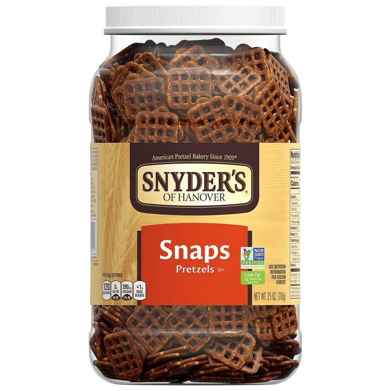 Snyder's Snap Pretzel Canister - 25oz