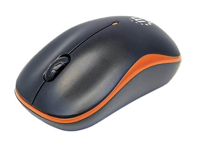 Manhattan 179409 Success Wireless Optical Mouse (Orange/Black)